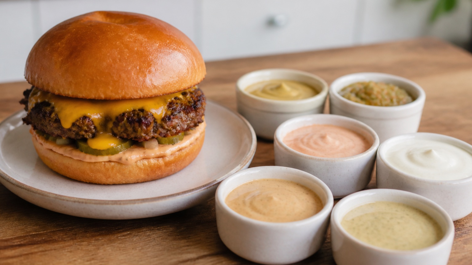Smash burger et sauces maison à Annecy